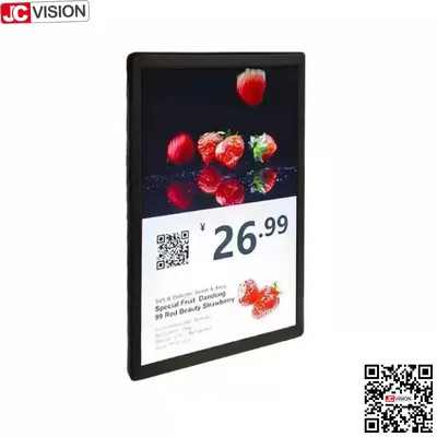 JCVISION نمایشگر دوگانه 10.1 اینچی برچسب قیمت الکترونیکی محصول، علامت دیجیتال/صفحه نمایش لمسی