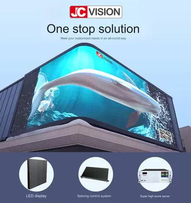 JCVISION سفارشی ویدیو وال Naked Eye 3D برای مراکز خرید