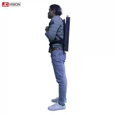 کوله پشتی ال سی دی بیلبورد دیجیتال عمودی 250 نیت ، 13000 میلی آمپر 22 اینچ