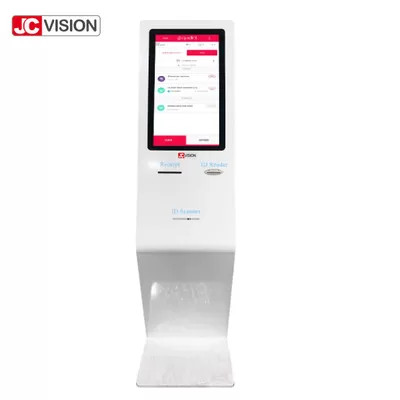 کیوسک مدیریت صف 19 اینچی 21.5 اینچی، کیوسک صفحه لمسی LCD خازنی